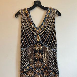 Flapper Halloween Costume, L